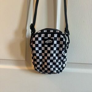 Vans NWOT Black and White Checkered Mini Bag